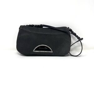 Christian Dior Malice Grey Denim Shoulder Bag – Beaded Strap, Galliano Era